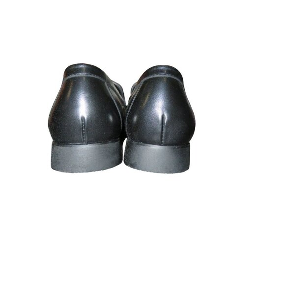 Collexion Italy Black Italian Leather Dress Loafers shoes Size 40 or US 9 main image 9
